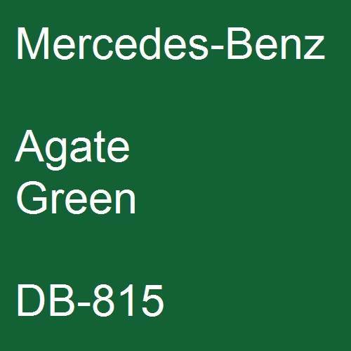 Mercedes-Benz, Agate Green, DB-815.